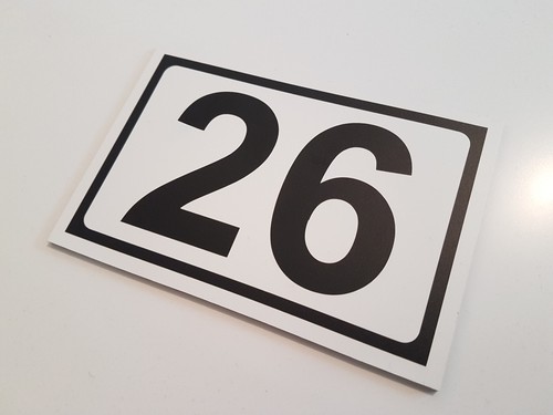 Numero civico esterno - esterno, in