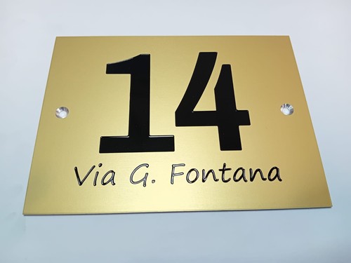 Targa numero civico inciso - civico,