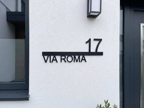 Targa numero civico - targa,