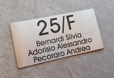 - Targa Personalizzata Con