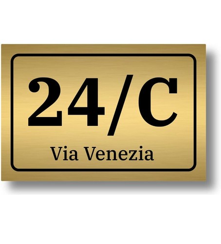 Numero civico formato - x, 10