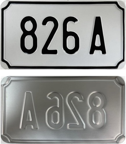 Targa numero civico esterno - numero,