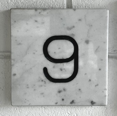 Numero civico esterno marmo - in,