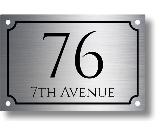 Numero civico laminato - numero,
