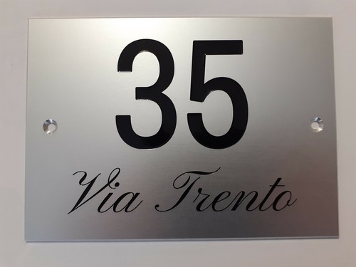 Targa numero civico - targa,