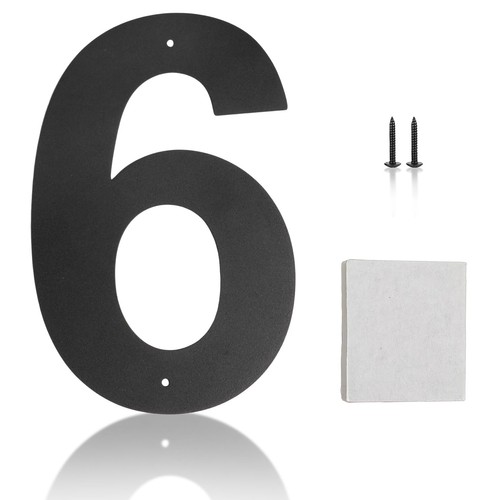 Numero civico esterno 6 - civico, "6"