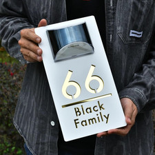 Targa Personalizzata Con Luce